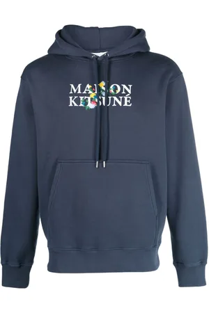 Maison Kitsuné Hoodie en coton à logo imprimé