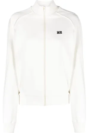 WALES BONNER Sweat zippé à logo brodé