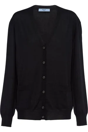 Prada Cardigan en cachemire mélangé à col v