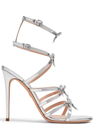 Giambattista Valli Sandales Love Bow 105 mm en cuir