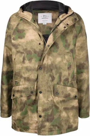 Woolrich Doudoune à motif camouflage
