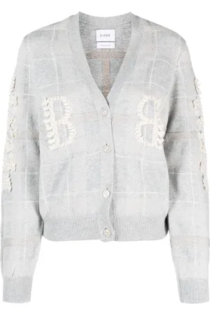 Barrie Cardigan en cachemire à logo embossé