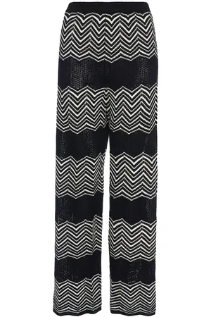 ERES Pantalon ample Sugar à motif chevrons