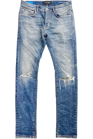 Purple Brand Jean P005 Thrashed Tinted à coupe droite