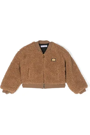 Dolce & Gabbana Veste bomber à plaque logo