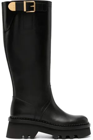 Chloé Bottes Owena en cuir