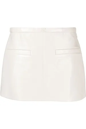Courrèges Minijupe à effet de brillance