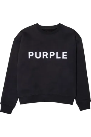 Purple Brand Sweat en coton à logo brodé