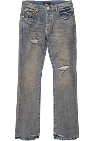 Purple Brand Jean droit à effet usé