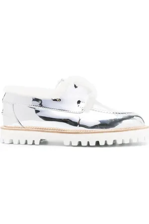 LE SILLA Mocassins Yacht à fini métallisé