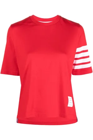 Thom Browne T-shirt à 4 bandes signature