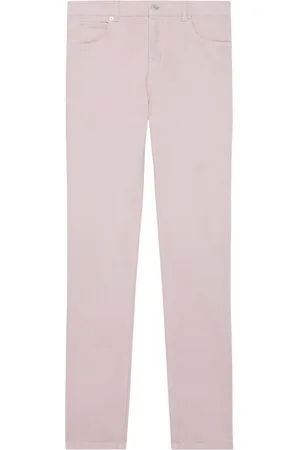 Courrèges Jean en coton à coupe droite