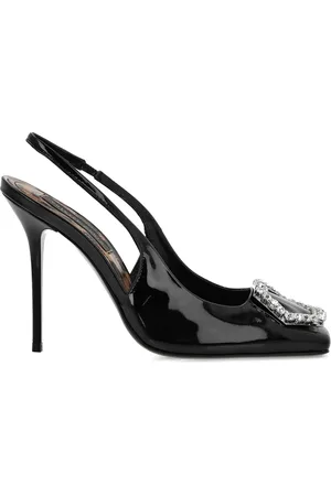 Philipp Plein Escarpins en cuir à détail de boucle