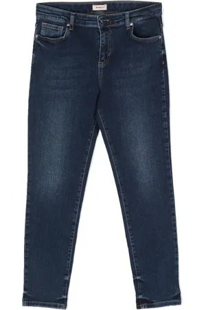Pinko Jean fuselé à logo brodé