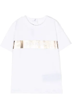 Balmain T-shirt en coton à détail appliqué