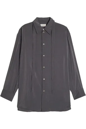LEMAIRE Chemise en coton à col noué