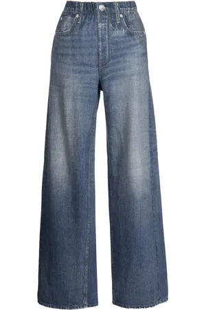 RAG&BONE Jean ample Miramar à taille haute