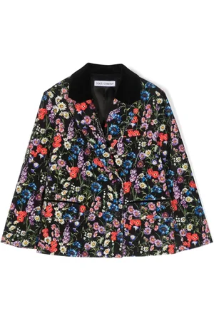 Dolce & Gabbana Blazer en coton mélangé à fleurs