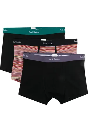 Paul Smith Lot de trois boxers rayés à taille à logo
