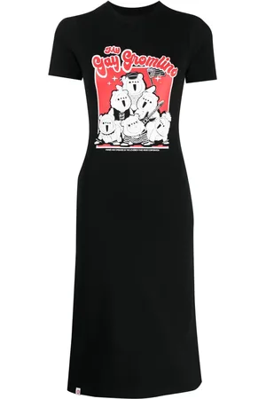 Charles Jeffrey Loverboy Robe imprimée à encolure ronde