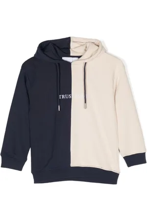 Trussardi Hoodie à logo brodé