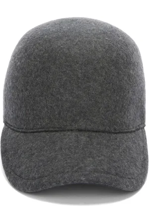 Jil Sander Casquette en laine à logo brodé