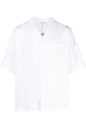 Marine Serre Chemise à broderies Crescent Moon