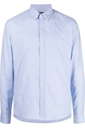Michael Kors Chemise rayée à logo brodé
