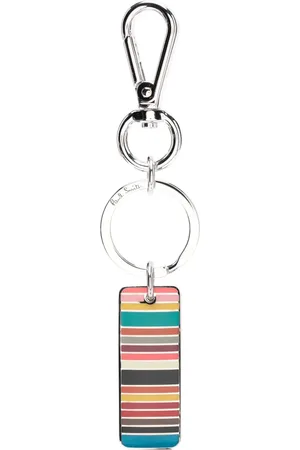 Paul Smith Porte-clés Signature Stripe Tag