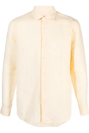 Orlebar Brown Chemise en lin à manches longues