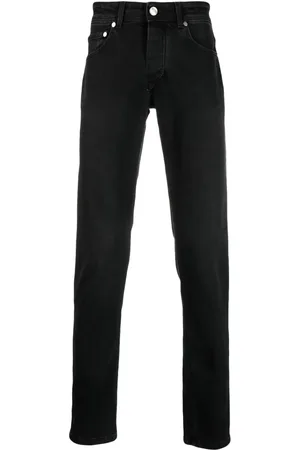 BARBA Jean slim à patch logo