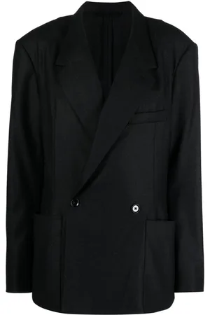 LEMAIRE Blazer en cachemire à boutonnière croisé