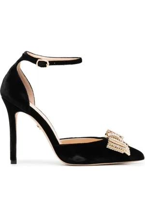 DEE OCLEPPO Escarpins Bow 105 mm en velours