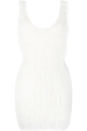 COPERNI Robe courte ornée de plumes
