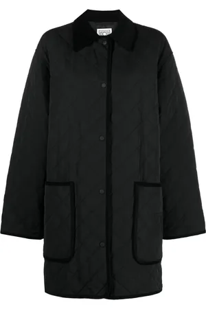 Totême Veste matelassée à col en velours côtelé