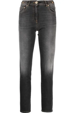 VERSACE Jean skinny à effet délavé