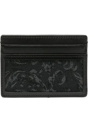 VERSACE Porte-cartes Barocco en jacquard