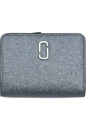 Marc Jacobs Portefeuille The Mini Compact à paillettes