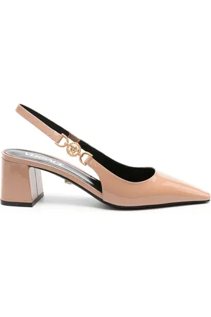 VERSACE Escarpins Medusa 60 mm en cuir verni