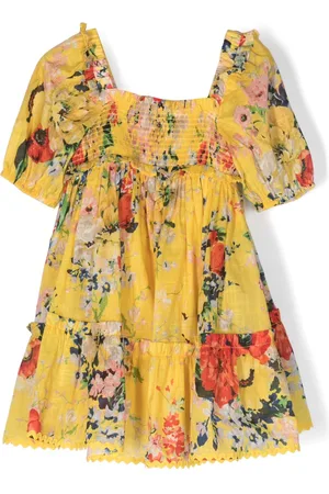 ZIMMERMANN Robe en coton à fleurs