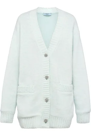 Prada Cardigan en laine à col v