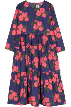 Mini Rodini Robe en coton biologique à fleurs