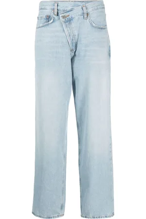 AGOLDE Jean droit à taille mi-haute