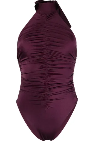 Noire Swimwear Maillot de bain froncé