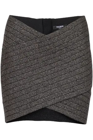 Balmain Minijupe à rayures