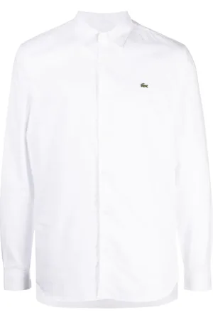 Lacoste Chemise en popeline à logo brodé