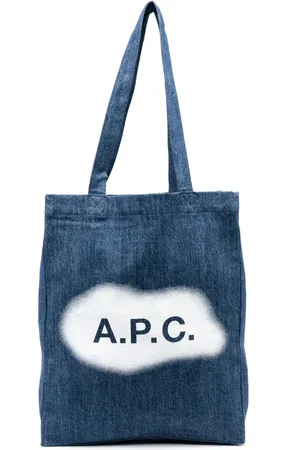 A.P.C. Sac cabas Lou en jean à effet délavé