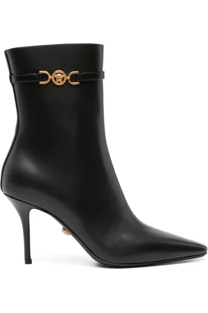 VERSACE Bottines en cuir 85 mm