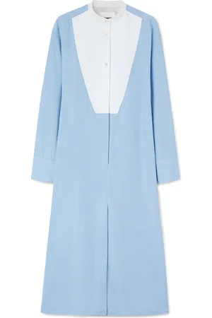 Jil Sander Robe-chemise en popeline
