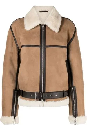 Veste mouton retourné online femme